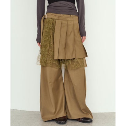 Knuth Marf / クヌースマーフ pleated skirt pants （ブラック）｜詳細画像