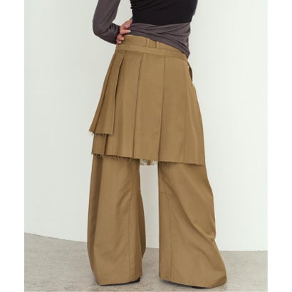 Knuth Marf / クヌースマーフ pleated skirt pants （ブラック）｜詳細画像