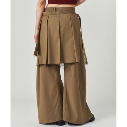 Knuth Marf / クヌースマーフ pleated skirt pants （ベージュ）｜詳細画像