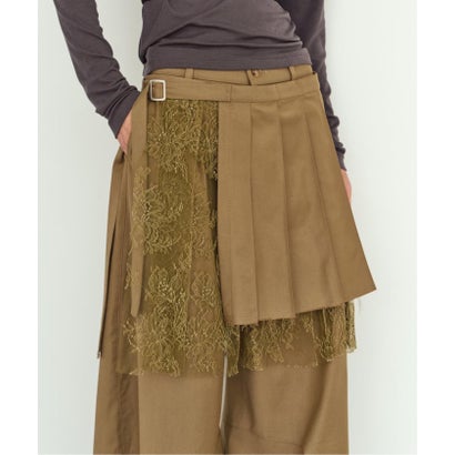 Knuth Marf / クヌースマーフ pleated skirt pants （ベージュ）｜詳細画像