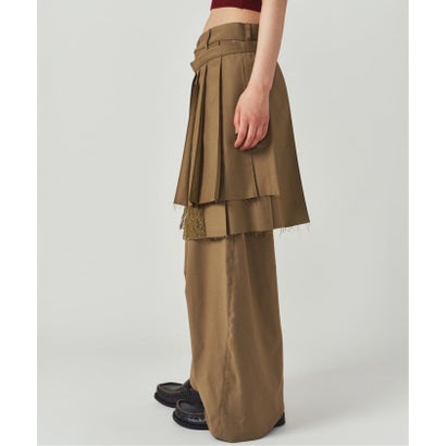 Knuth Marf / クヌースマーフ pleated skirt pants （ベージュ）｜詳細画像