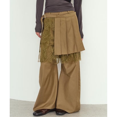 Knuth Marf / クヌースマーフ pleated skirt pants （ベージュ）｜詳細画像
