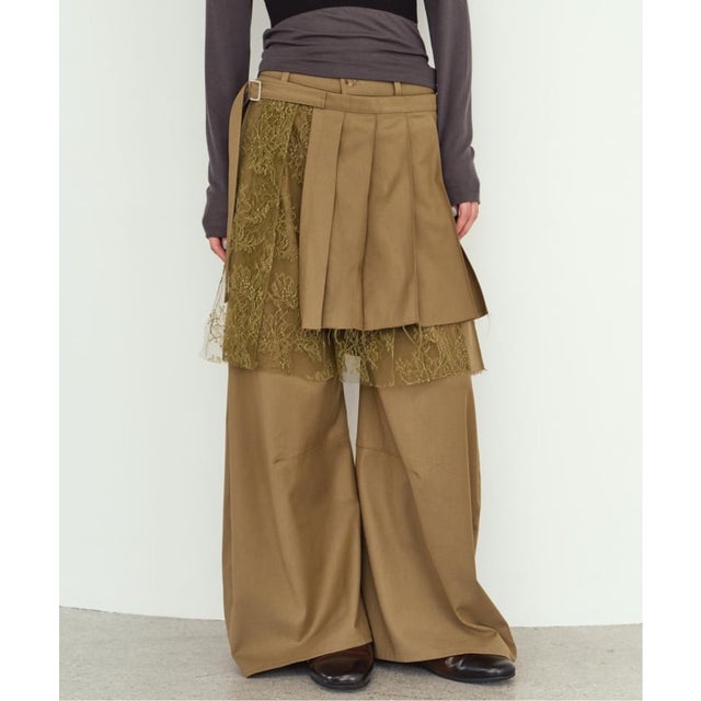 Knuth Marf / クヌースマーフ pleated skirt pants （ベージュ）