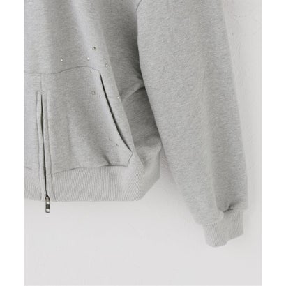 Knuth Marf / クヌースマーフ studded hoodie top （グレー）｜詳細画像