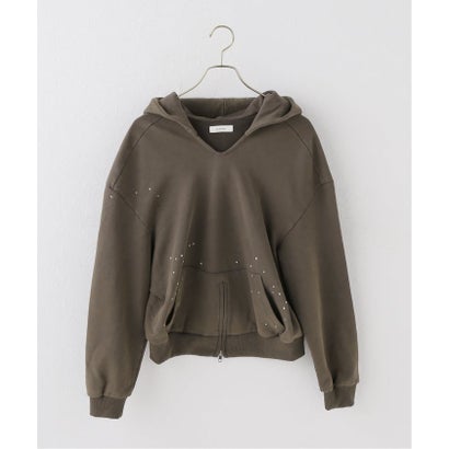 Knuth Marf / クヌースマーフ studded hoodie top （グレー）｜詳細画像