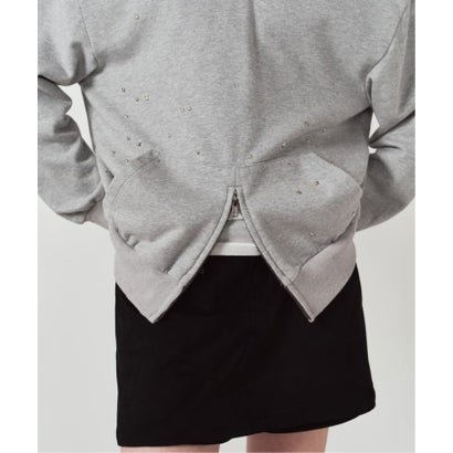 Knuth Marf / クヌースマーフ studded hoodie top （グレー）｜詳細画像