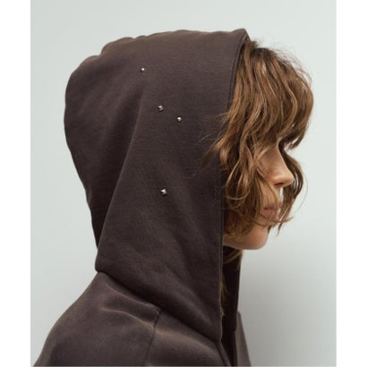 Knuth Marf / クヌースマーフ studded hoodie top （グレー）｜詳細画像