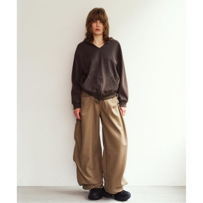 Knuth Marf / クヌースマーフ studded hoodie top （グレー）｜詳細画像