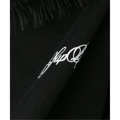 ジョイントワークス JOINT WORKS SupBaby by SUPPLIER Cross Fur Zip Hoodie （ブラック）｜詳細画像