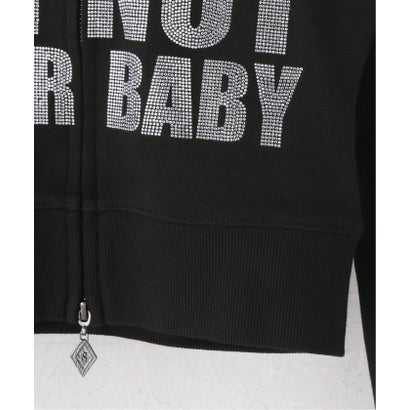 ジョイントワークス JOINT WORKS SupBaby by SUPPLIER Not Your Baby Cropped Zip Hoodie（ブラック）｜詳細画像