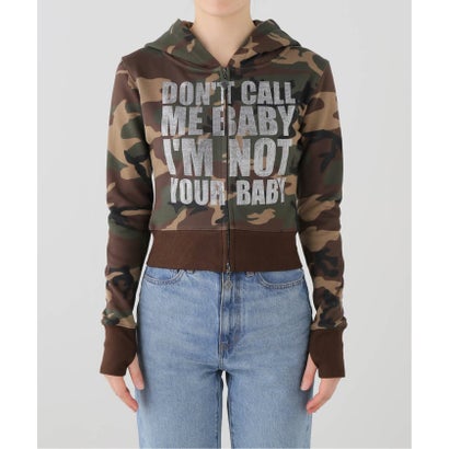 ジョイントワークス JOINT WORKS SupBaby by SUPPLIER Camouflage Not Your Baby Hoodie （カーキ）｜詳細画像