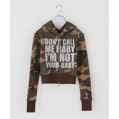 ジョイントワークス JOINT WORKS SupBaby by SUPPLIER Camouflage Not Your Baby Hoodie （カーキ）｜詳細画像