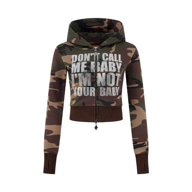 SupBaby by SUPPLIER Camouflage Not Your Baby Hoodie （カーキ）