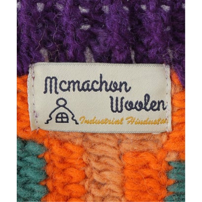 ジョイントワークス JOINT WORKS MacMahon Knitting Mills / マクマホンニッティングミルズ Button Cardigan-Dia （パープル）｜詳細画像