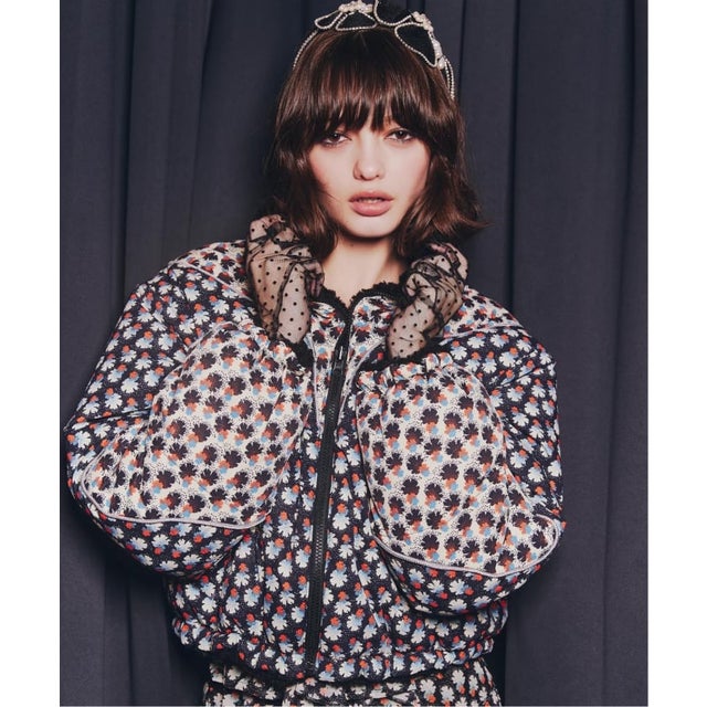 anna sui nyc / アナスイエヌワイシー MARY リバーシブルブルゾン （ブラック）