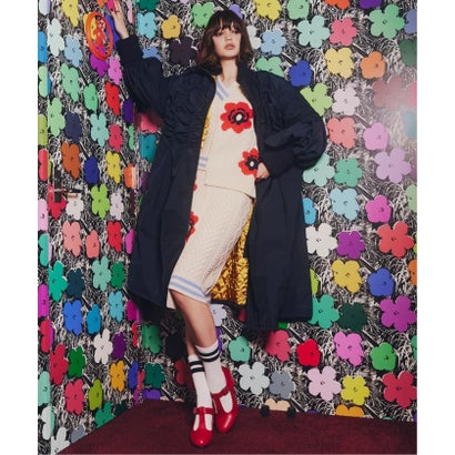 anna sui nyc / アナスイエヌワイシー ネオロングコートMA-1 （ネイビー）｜詳細画像