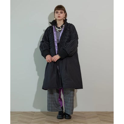 anna sui nyc / アナスイエヌワイシー ネオロングコートMA-1 （ブラック）｜詳細画像