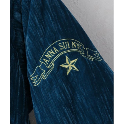 ジョイントワークス JOINT WORKS anna sui nyc / アナスイエヌワイシー プリーツベロアブルゾン （ブルー A）｜詳細画像