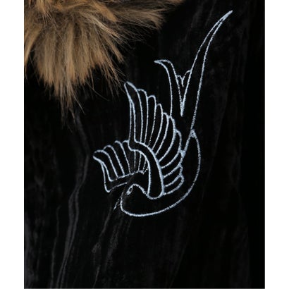 ジョイントワークス JOINT WORKS anna sui nyc / アナスイエヌワイシー プリーツベロアブルゾン （ブラック）｜詳細画像