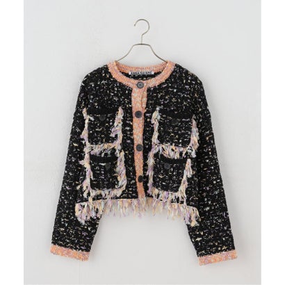 ジョイントワークス JOINT WORKS anna sui nyc / アナスイエヌワイシー ツイードニットジャケット （レッド）｜詳細画像