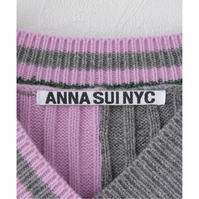 ジョイントワークス JOINT WORKS anna sui nyc / アナスイエヌワイシー ハナガラMIXジャガードプルオーバー （ホワイト）｜詳細画像