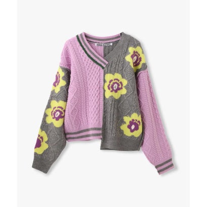 ジョイントワークス JOINT WORKS anna sui nyc / アナスイエヌワイシー ハナガラMIXジャガードプルオーバー （ホワイト）｜詳細画像