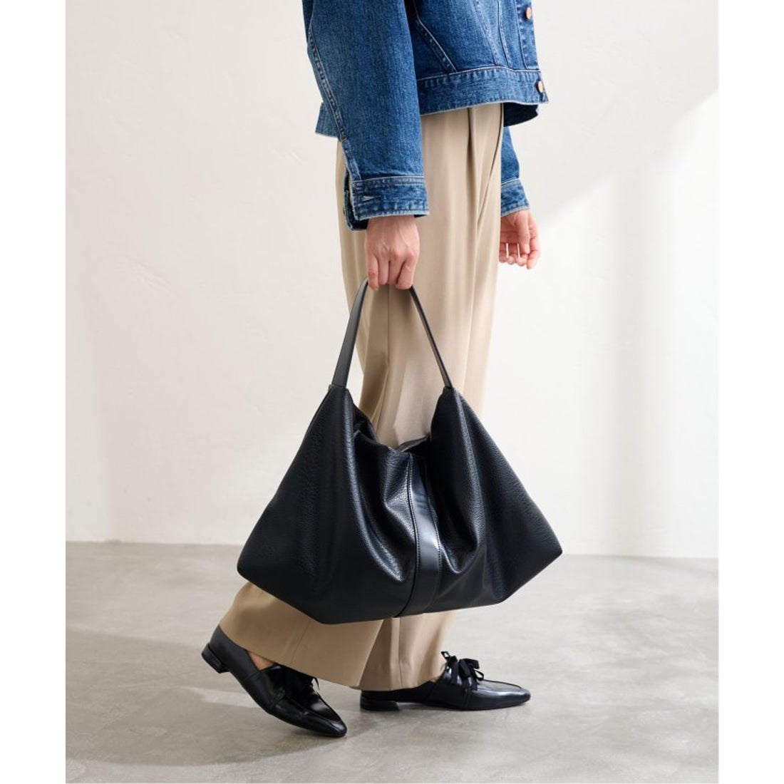 ル タロン LE TALON BRIE LEON/ブリーレオン HARLOW SLOUCH トート 