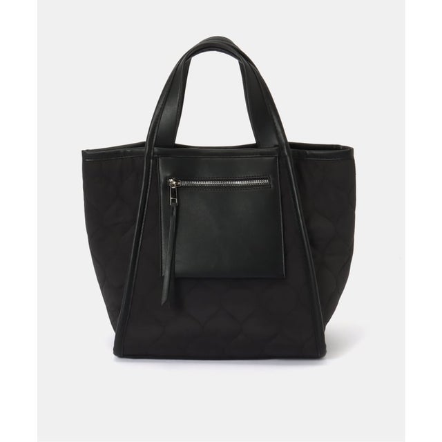 cachecache/カシュカシュ quilting tote （ブラック）
