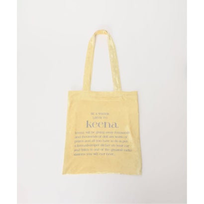 《予約》Keena /キーナ  logosmoothトート （イエロー）｜詳細画像