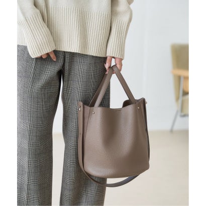 《追加》LE TALON 2WAY basketバッグ （ベージュ A）｜詳細画像