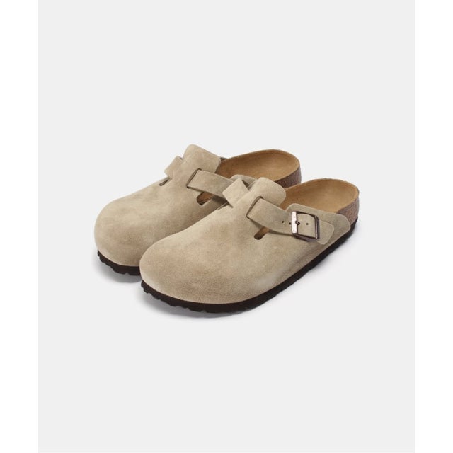 BIRKENSTOCK/ビルケンシュトック Boston Taupe Suede （ベージュ）