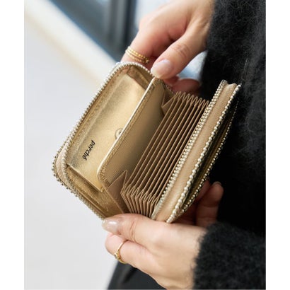 《予約/EC限定》perche / ペルケ Ball Chain Wallet （グレー）｜詳細画像