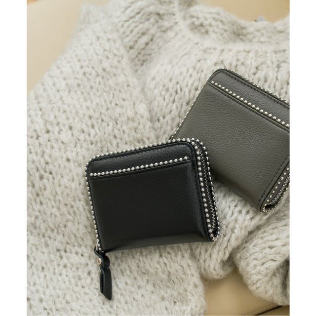 《予約/EC限定》perche / ペルケ Ball Chain Wallet （ブラック）
