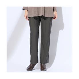 【L～4L】ウォッシャブル裏起毛パンツ （ブラウン）