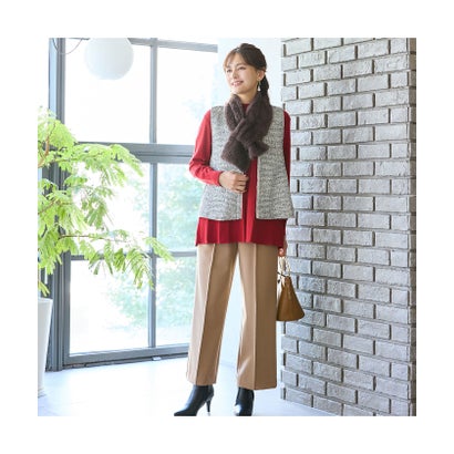 【人気アイテム追加】ペプラムセーター （ブラック）｜詳細画像
