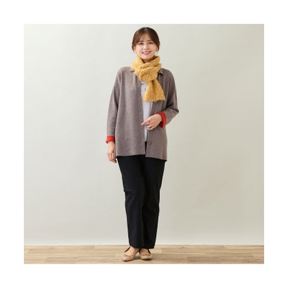 ロブジェ LOBJIE 【一部店舗/WEB限定・洗える】ミックスカラーニットマフラー （イエロー）｜詳細画像