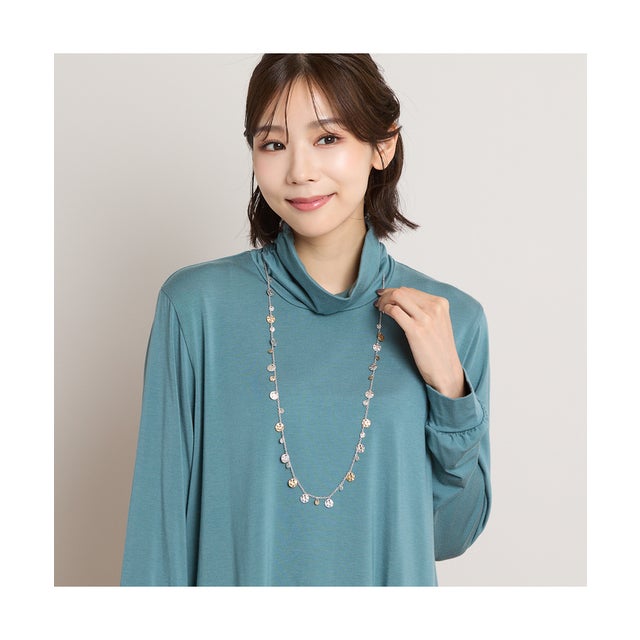 サークルパーツネックレス （シルバー）