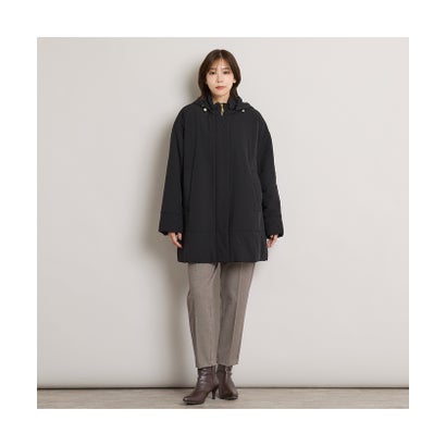 ピサーノ PISANO キャメル11％中綿フーディーコート （ブラック）｜詳細画像