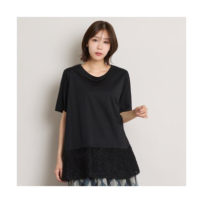 ピサーノ PISANO 【手洗いOK・アンサンブル商品】コクーントップス＆Aラインカットソー （ベージュ）｜詳細画像