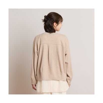 ピサーノ PISANO 【手洗いOK・アンサンブル商品】コクーントップス＆Aラインカットソー （ベージュ）｜詳細画像