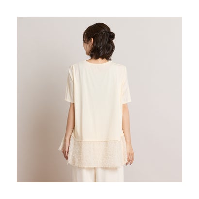 【手洗いOK・アンサンブル商品】コクーントップス＆Aラインカットソー （ブラック）｜詳細画像