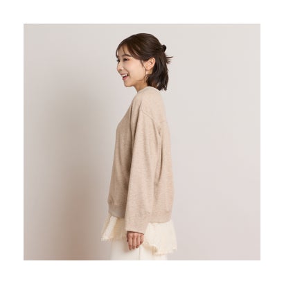 【手洗いOK・アンサンブル商品】コクーントップス＆Aラインカットソー （ブラック）｜詳細画像