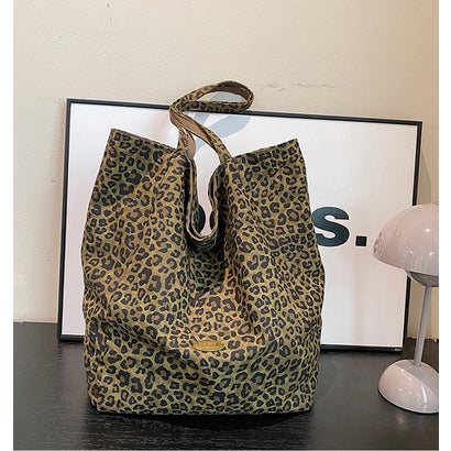 アニマル柄キャンバストートバッグ ショルダーバッグ （A）｜詳細画像