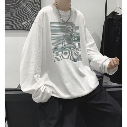 メンズ長袖Tシャツ ロンT （B）｜詳細画像
