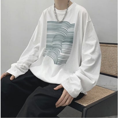 メンズ長袖Tシャツ ロンT （B）｜詳細画像