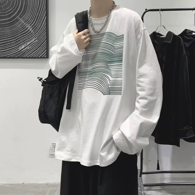 メンズ長袖Tシャツ ロンT （B）