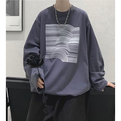 メンズ長袖Tシャツ ロンT （D）｜詳細画像