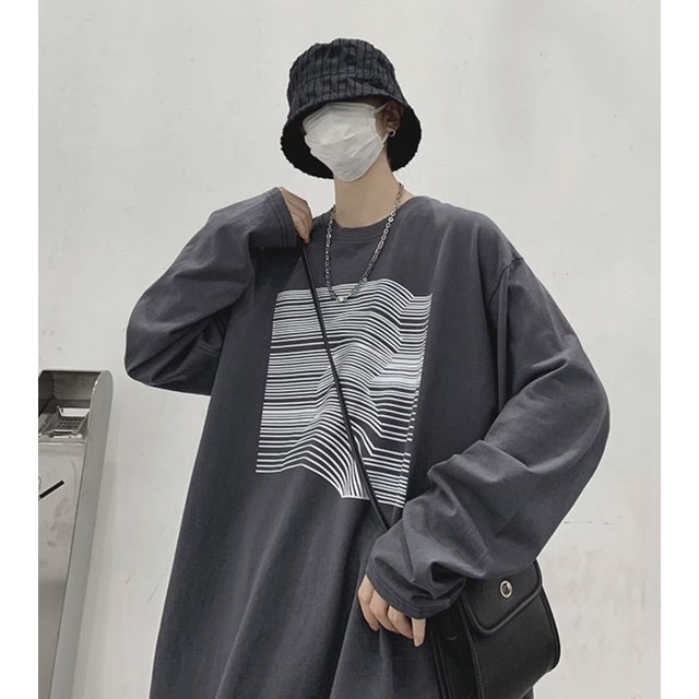 メンズ長袖Tシャツ ロンT （D）