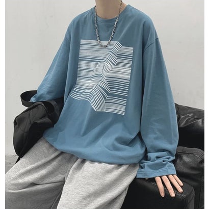 メンズ長袖Tシャツ ロンT （C）｜詳細画像