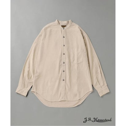 《予約》J.S.Homestead / スタンドカラー シャツ （グレーB）｜詳細画像
